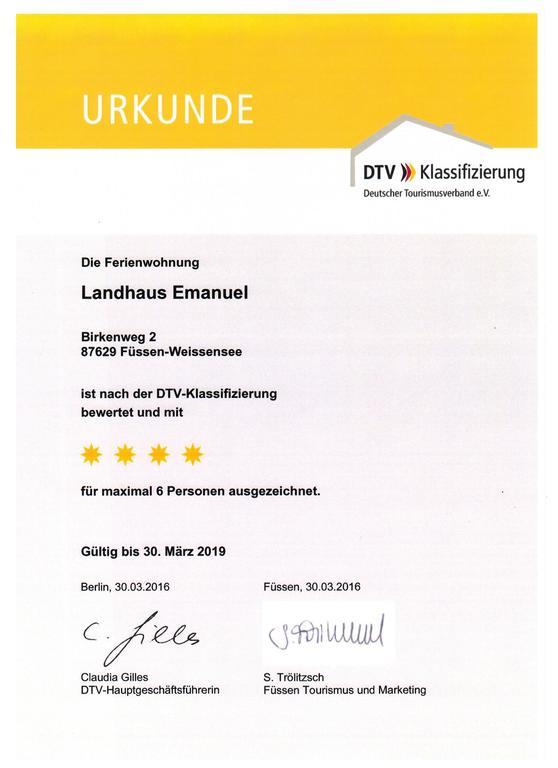 Landhaus Emanuel Füssen Dış mekan fotoğraf